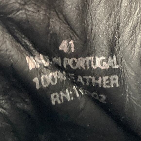 ZADIG & VOLTAIRE 8 Laureen Flap Black Studded Leather Belted Side Zipper Boots - Picture 8 of 10